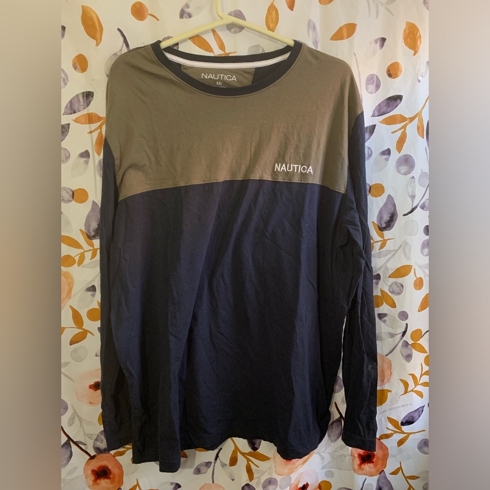 🔥5/$25 Nautica Colorblock Shirt Sz XXL